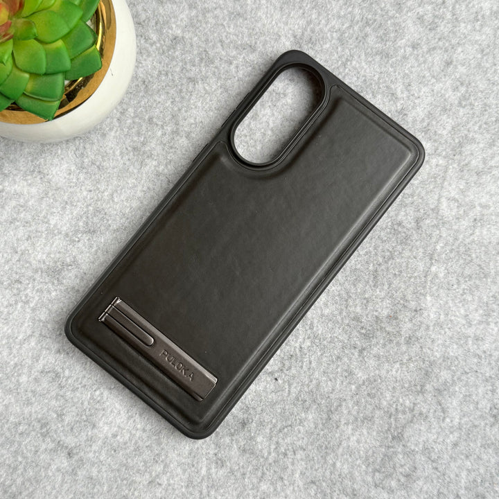 Samsung Galaxy S25 Edge PU Leather Inbuilt Stand Case Cover