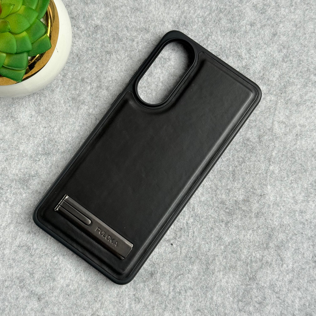 Samsung Galaxy S25 Edge PU Leather Inbuilt Stand Case Cover