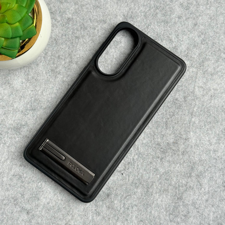 Samsung Galaxy S25 Edge PU Leather Inbuilt Stand Case Cover
