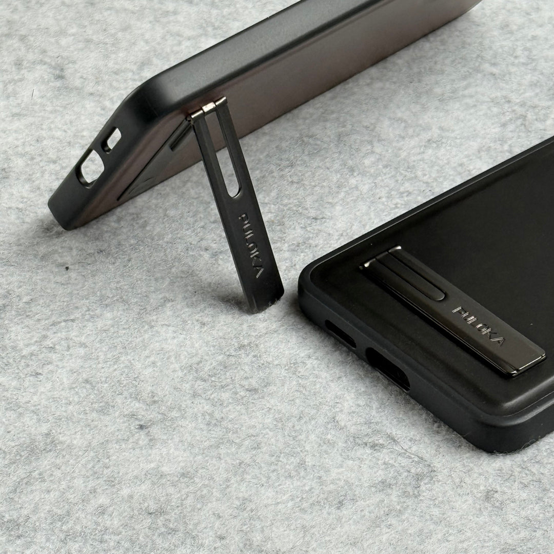 Samsung Galaxy S25 Edge PU Leather Inbuilt Stand Case Cover