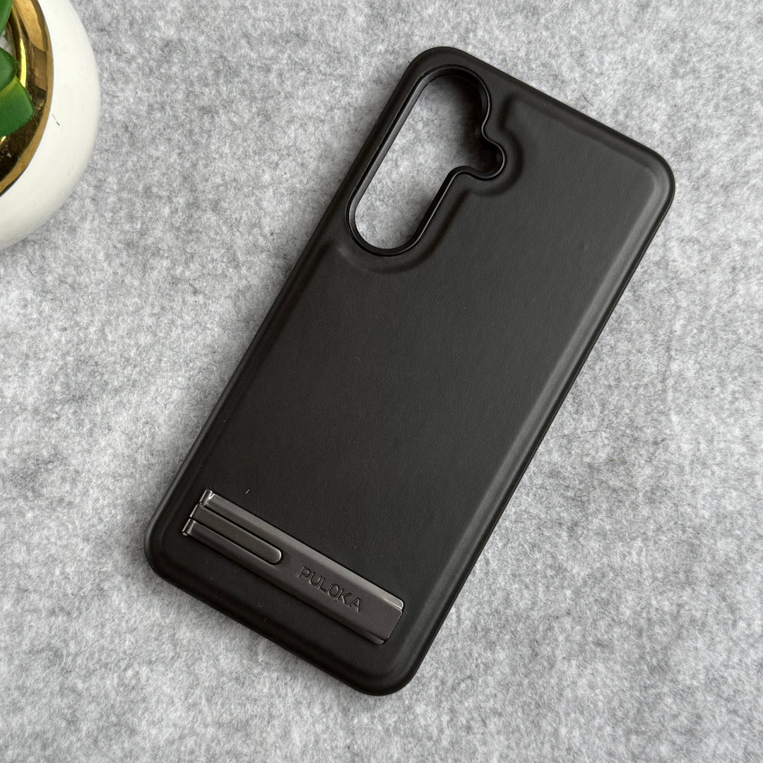 Samsung Galaxy S25 Full PU Leather Inbuilt Stand Case Cover