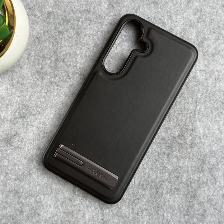 Samsung Galaxy S25 Full PU Leather Inbuilt Stand Case Cover