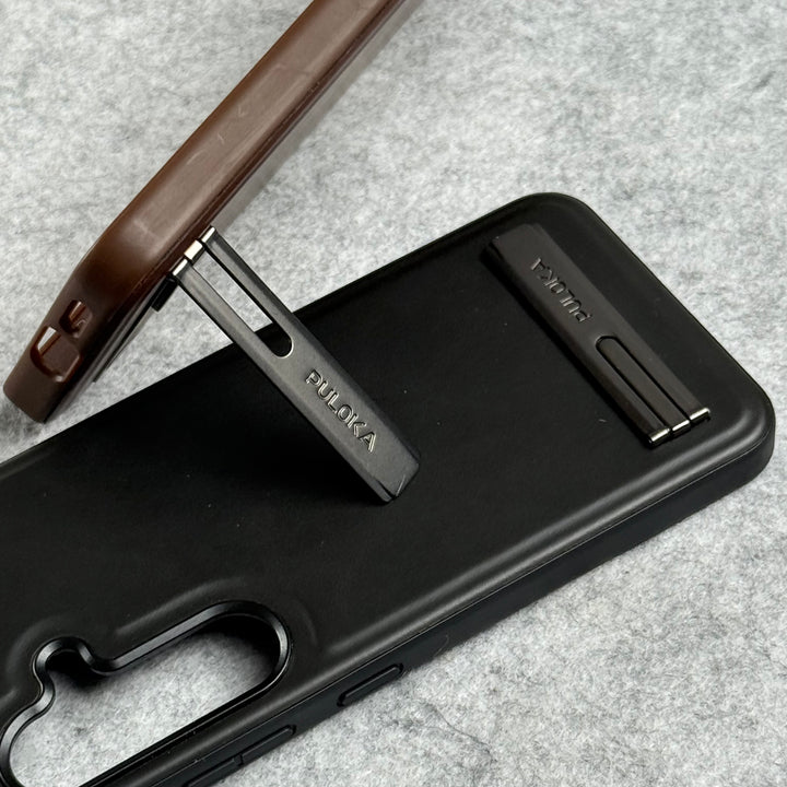 Samsung Galaxy S25 Full PU Leather Inbuilt Stand Case Cover