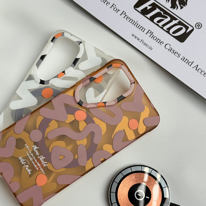 Samsung Galaxy S25 Geometric Graffiti Shockproof MagSafe Case Cover