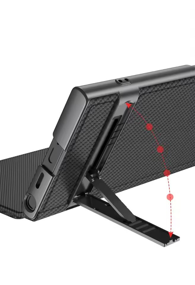 Samsung Galaxy S25 Ultra Flip Leather Bracket Card Holder Kick Stand Case