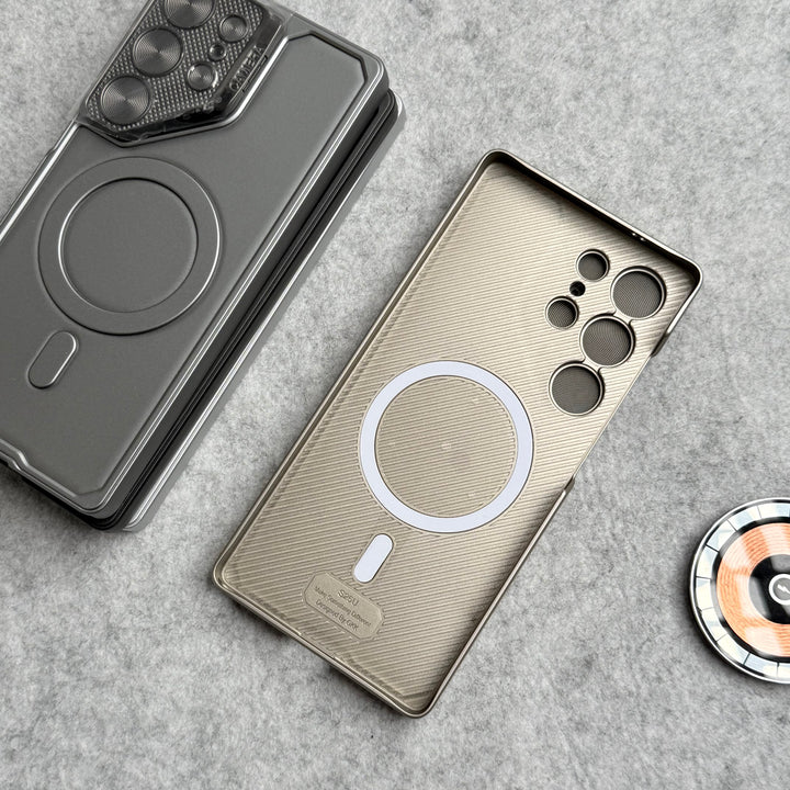 Samsung Galaxy S25 Ultra Lens Protection Fully Metal Bracket Shell Case
