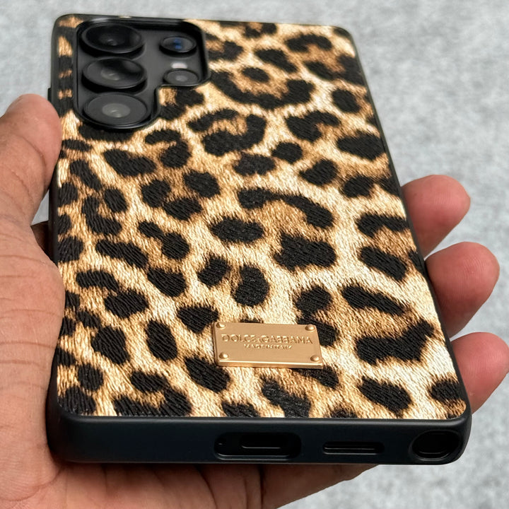 Samsung Galaxy S25 Ultra Luxury DG Leopard Pattern Case Cover