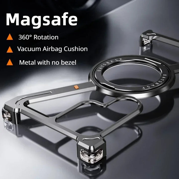 Samsung Galaxy S25 Ultra Z Shape Aluminum Metal Rotating Kickstand Frameless Design