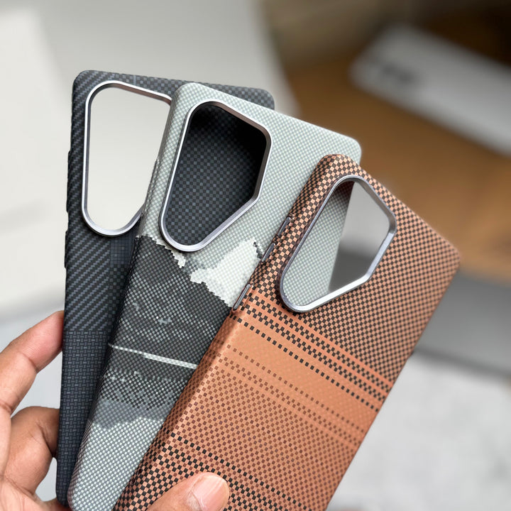 Samsung Galaxy Ultra Series Carbon Fiber Texture Aramid Design Hard Pc MagSafe Case Cover