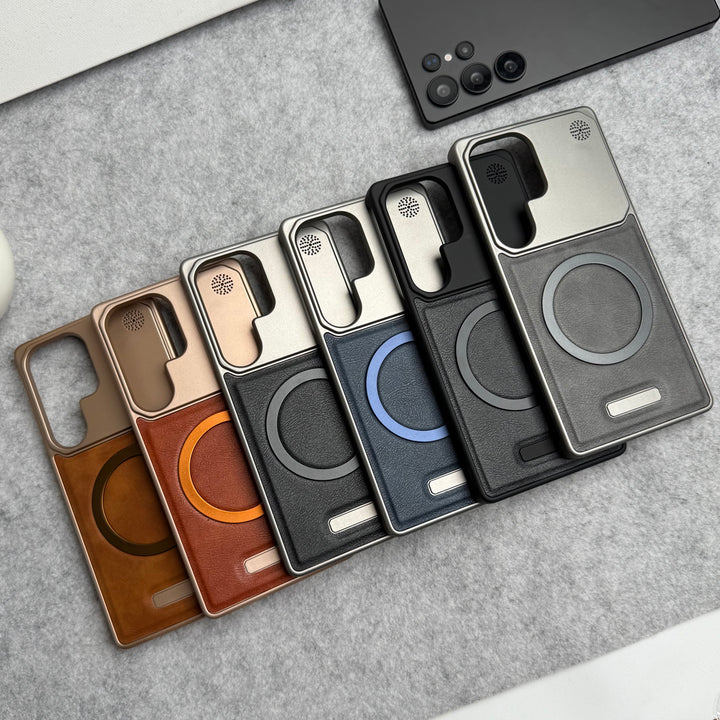 Samsung Galaxy Ultra Series Frameless PU Leather Case Cover