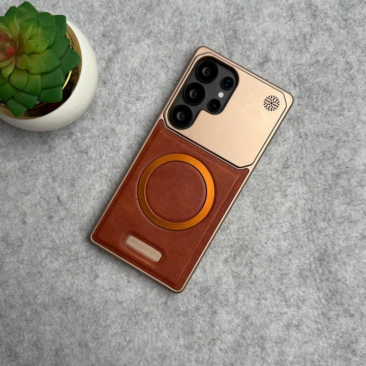 Samsung Galaxy Ultra Series Frameless PU Leather Case Cover