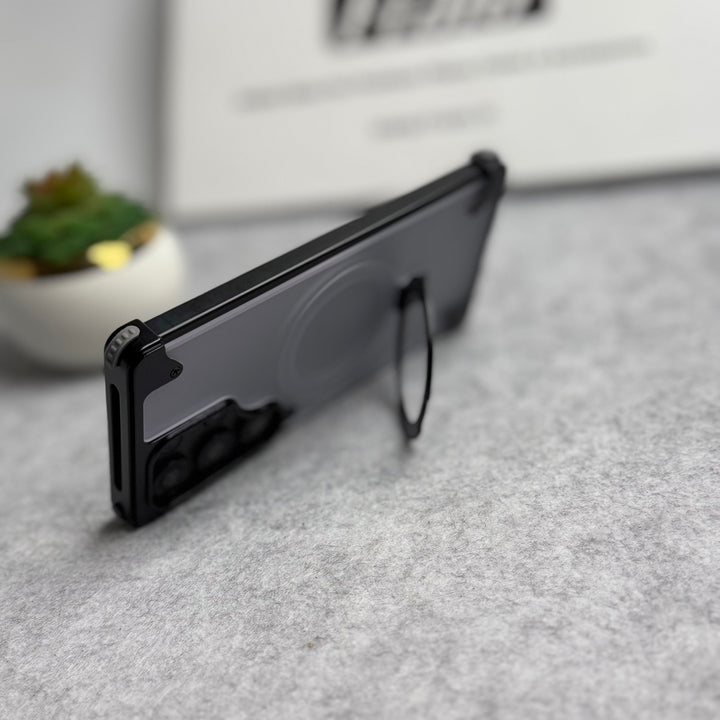 Samsung Galaxy Ultra Series Frosted Frameless Metal Kickstand Case