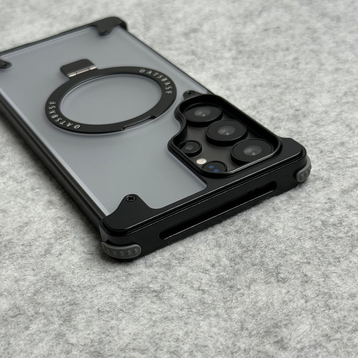 Samsung Galaxy Ultra Series Frosted Frameless Metal Kickstand Case