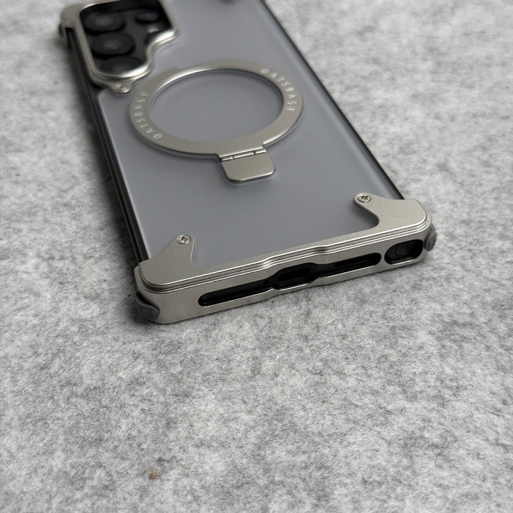 Samsung Galaxy Ultra Series Frosted Frameless Metal Kickstand Case