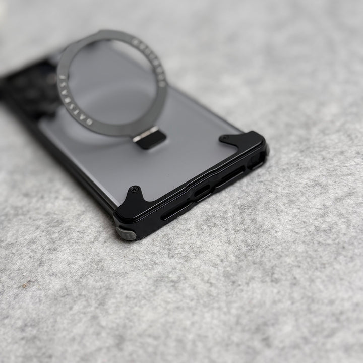 Samsung Galaxy Ultra Series Frosted Frameless Metal Kickstand Case