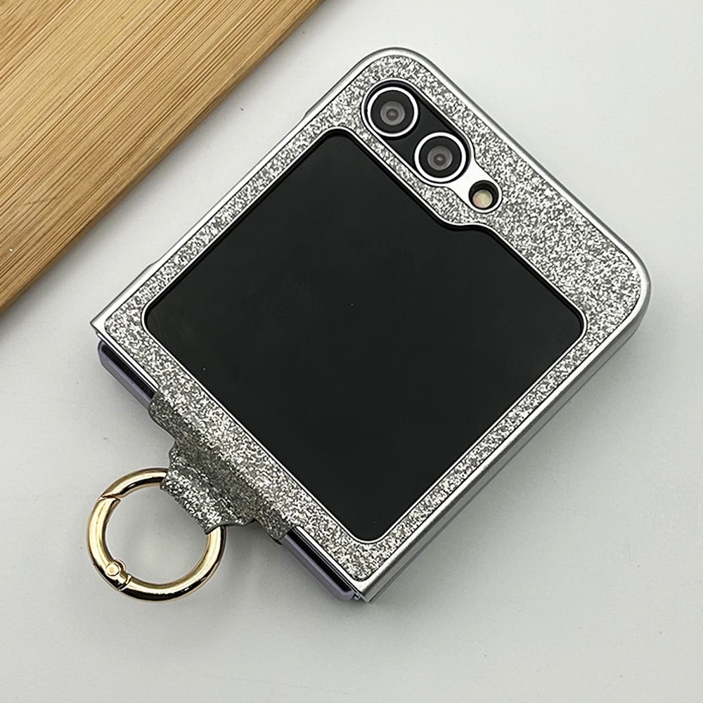 Samsung Galaxy Z Flip 5 Shimmer Glitter Bling Metal Ring