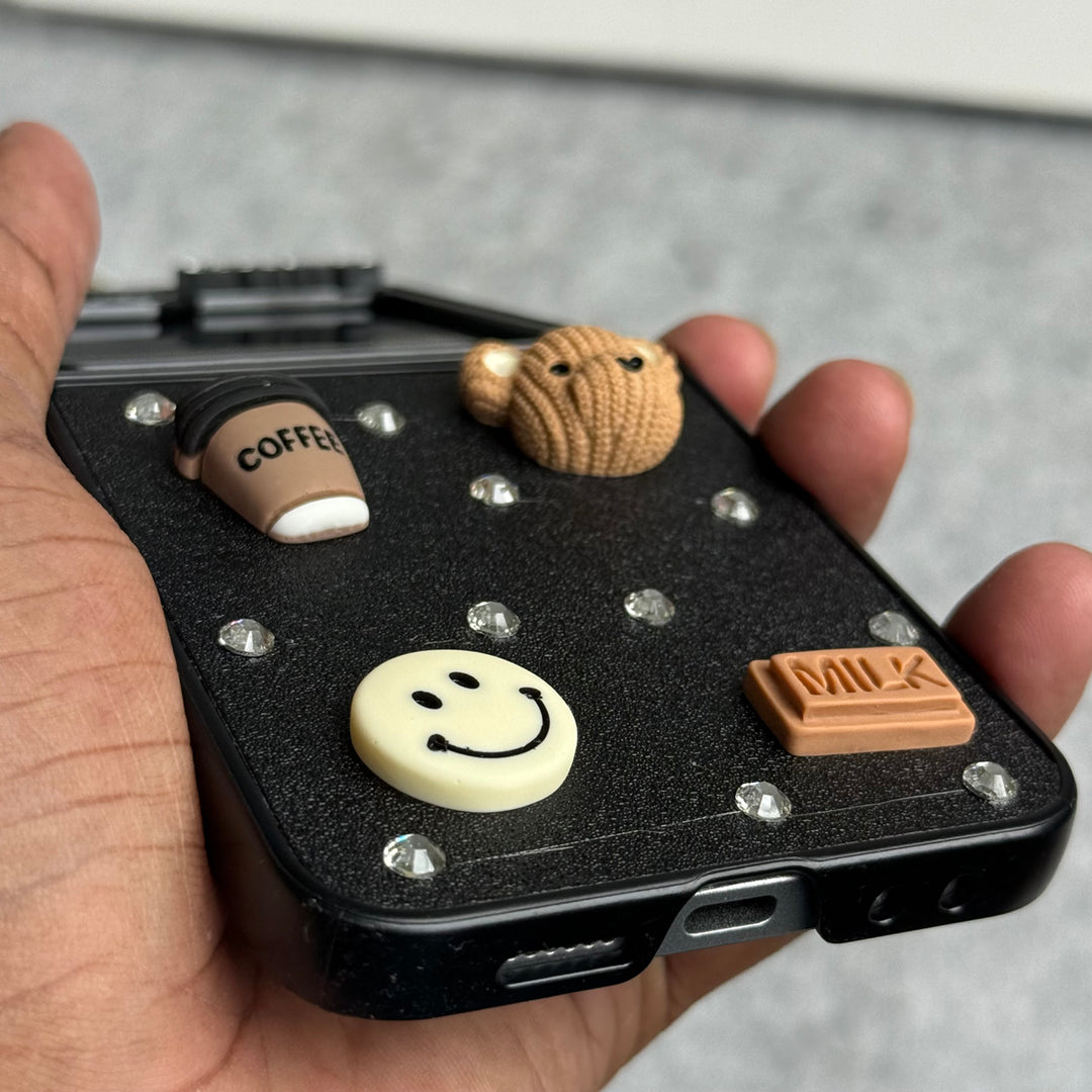 Samsung Galaxy Z Flip 6 Baby Teddy Coffee Cover