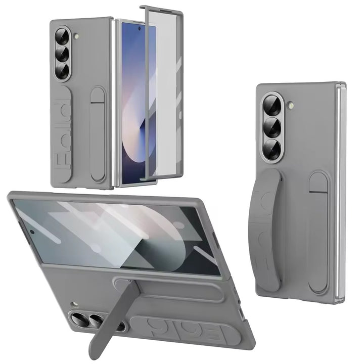 Samsung Galaxy Z Fold 5 High Quality Fashion Wristband Stand Phone Case
