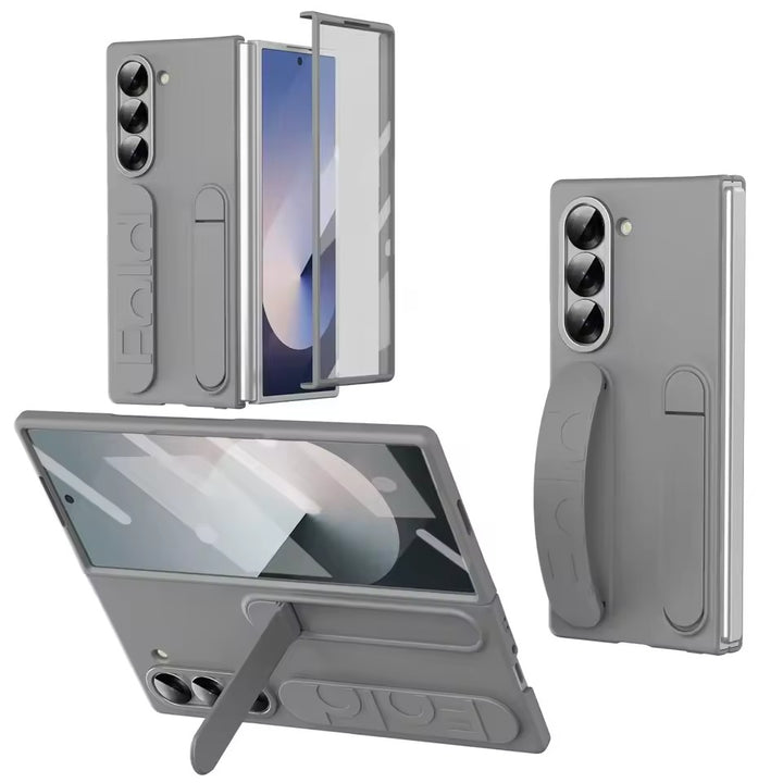 Samsung Galaxy Z Fold 5 High Quality Fashion Wristband Stand Phone Case