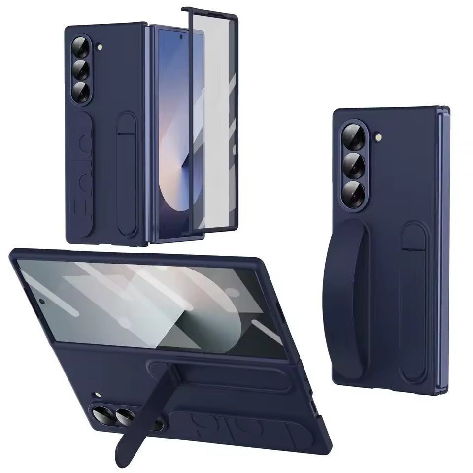 Samsung Galaxy Z Fold 5 High Quality Fashion Wristband Stand Phone Case