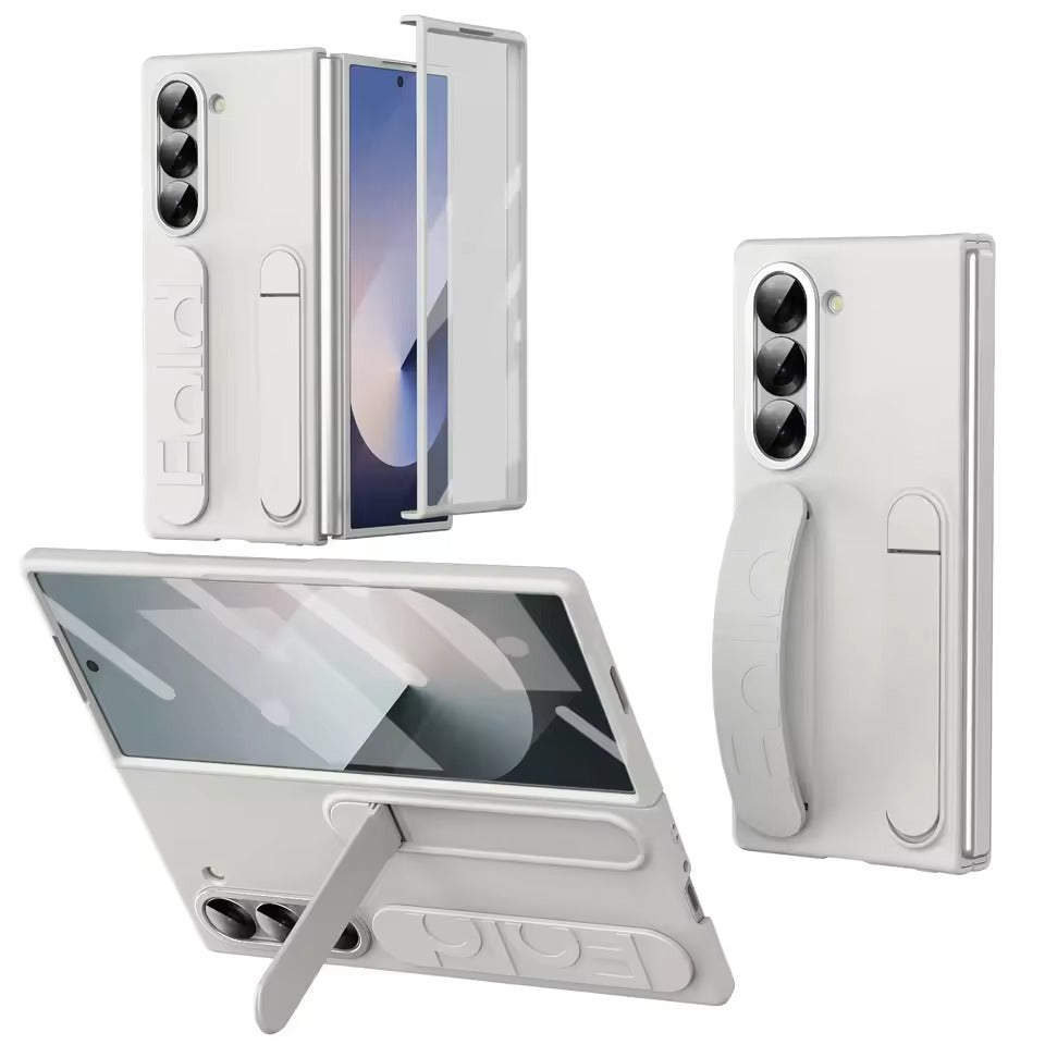Samsung Galaxy Z Fold 5 High Quality Fashion Wristband Stand Phone Case