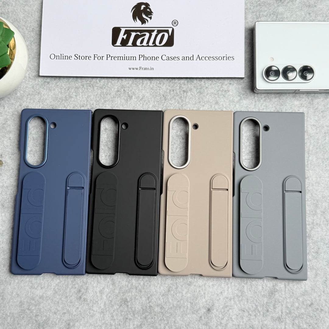 Samsung Galaxy Z Fold 5 High Quality Fashion Wristband Stand Phone Case