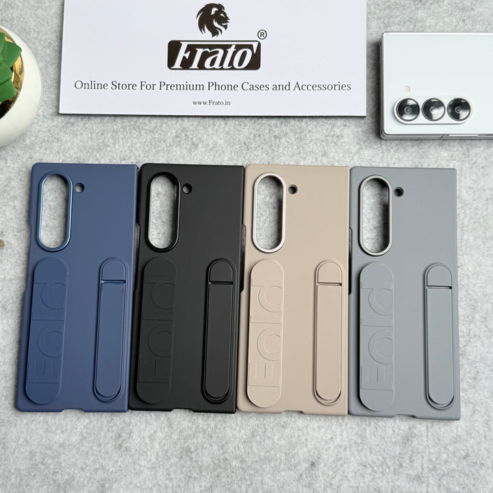 Samsung Galaxy Z Fold 5 High Quality Fashion Wristband Stand Phone Case