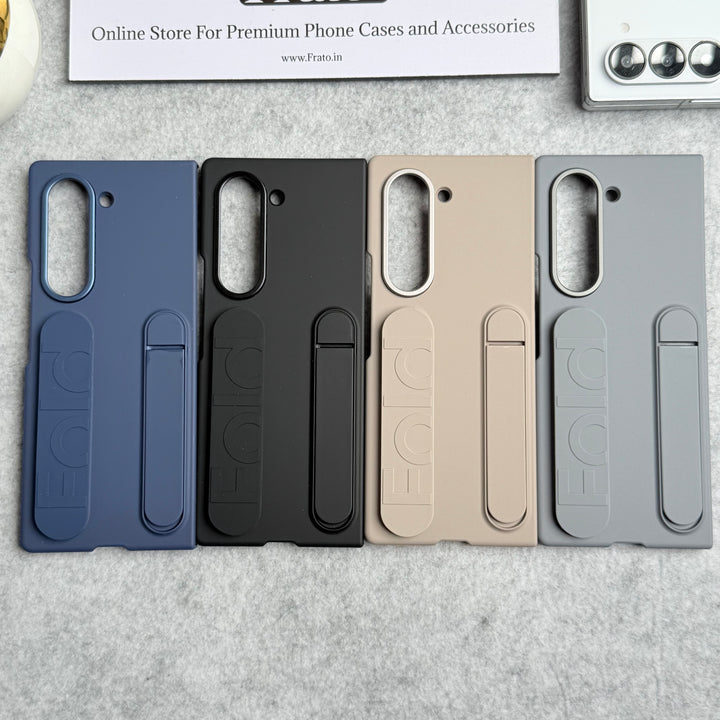 Samsung Galaxy Z Fold 5 High Quality Fashion Wristband Stand Phone Case