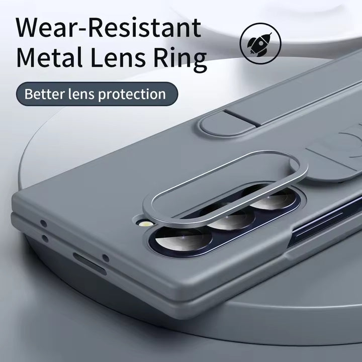 Samsung Galaxy Z Fold 5 High Quality Fashion Wristband Stand Phone Case