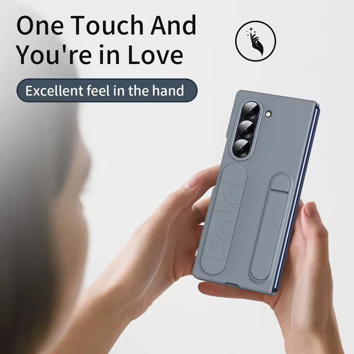 Samsung Galaxy Z Fold 5 High Quality Fashion Wristband Stand Phone Case