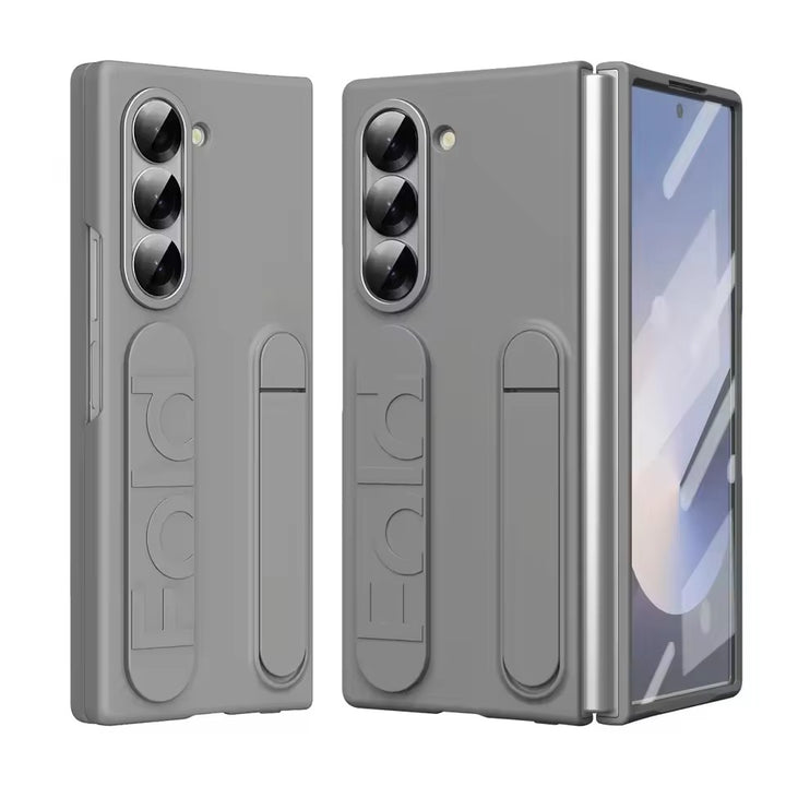 Samsung Galaxy Z Fold 5 High Quality Fashion Wristband Stand Phone Case