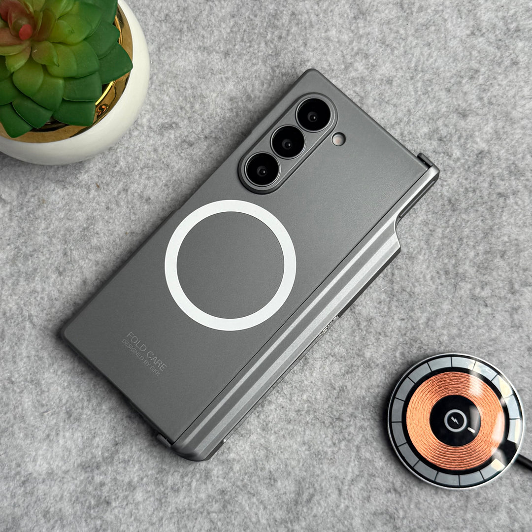 Samsung Galaxy Z Fold 6 GKK MagSafe Magnetic Hinge Front Glass Protective Cover