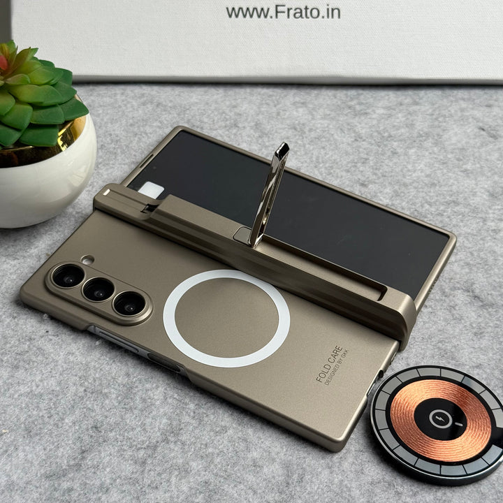 Samsung Galaxy Z Fold 6 GKK MagSafe Magnetic Hinge Front Glass Protective Cover