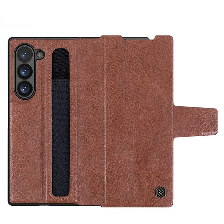 Samsung Galaxy Z Fold 6 Nillkin Aoge Leather Cover Case Cover