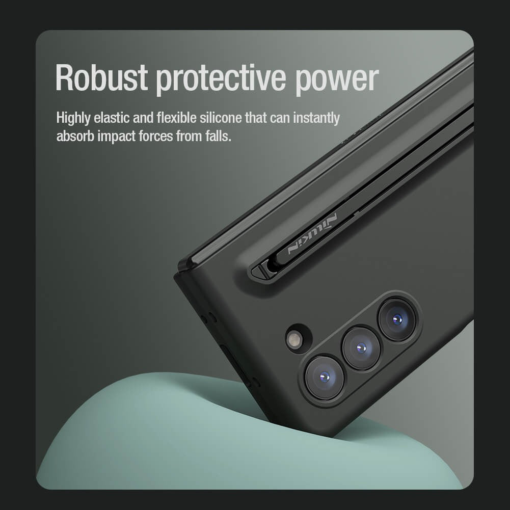 Samsung Galaxy Z Fold Nillkin Flex Pure With S Pen Case Cover Black