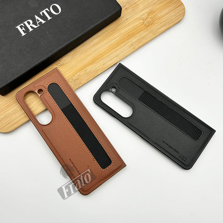 Samsung Galaxy Z Fold 6 PU Leather Case Cover With S Pen Slot