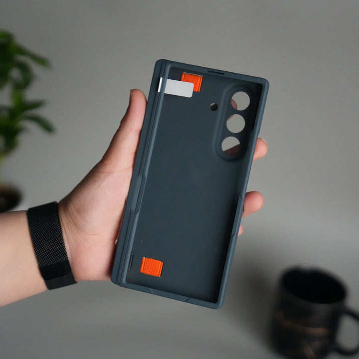 Samsung Galaxy Z Fold 7 Band Case | Slim Protective Hinge Cover with Hand Strap | Premium Kickstand Case