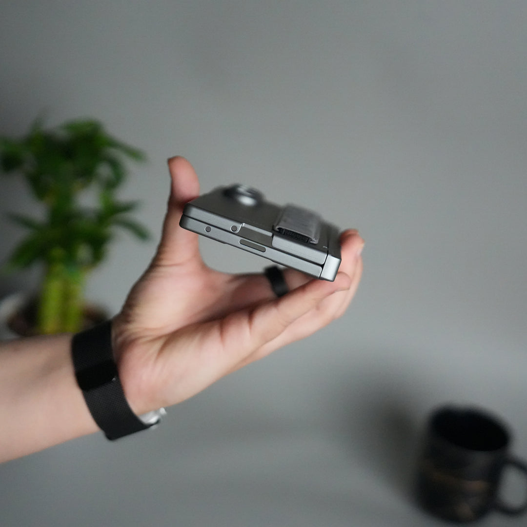 Samsung Galaxy Z Fold 7 Band Case | Slim Protective Hinge Cover with Hand Strap | Premium Kickstand Case