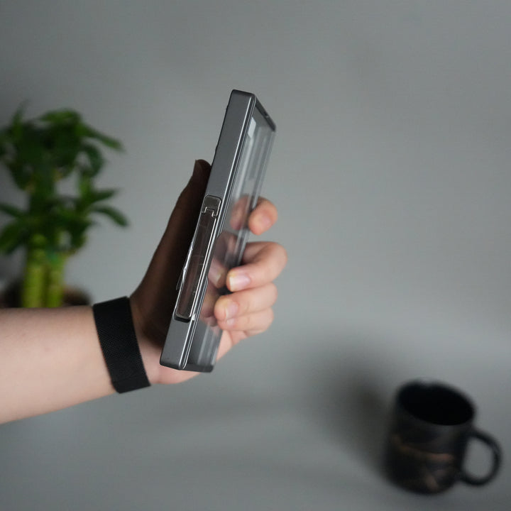 Samsung Galaxy Z Fold 7 Band Case | Slim Protective Hinge Cover with Hand Strap | Premium Kickstand Case