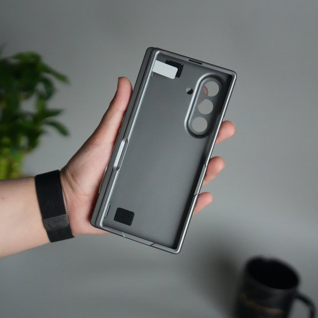 Samsung Galaxy Z Fold 7 Band Case | Slim Protective Hinge Cover with Hand Strap | Premium Kickstand Case