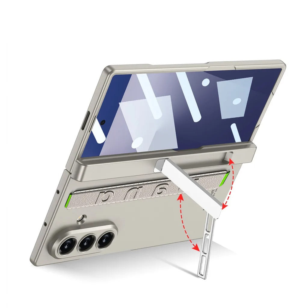 Samsung Galaxy Z Fold 7 Band Case | Slim Protective Hinge Cover with Hand Strap | Premium Kickstand Case