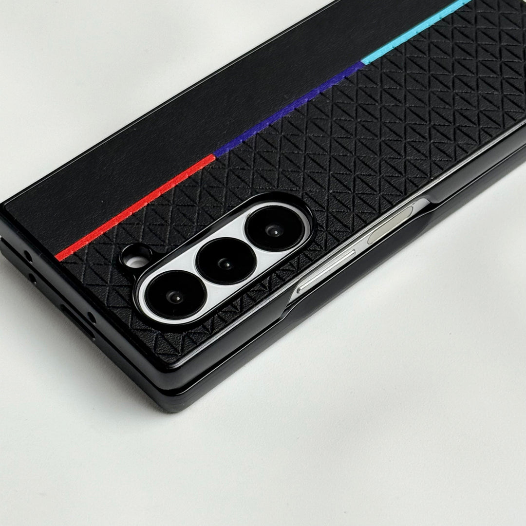 Samsung Galaxy Z fold 6 M Performance Sports Car Logo dual Shade Design Case Cover