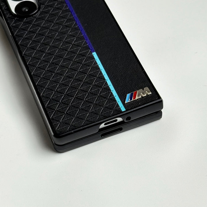 Samsung Galaxy Z fold 6 M Performance Sports Car Logo dual Shade Design Case Cover