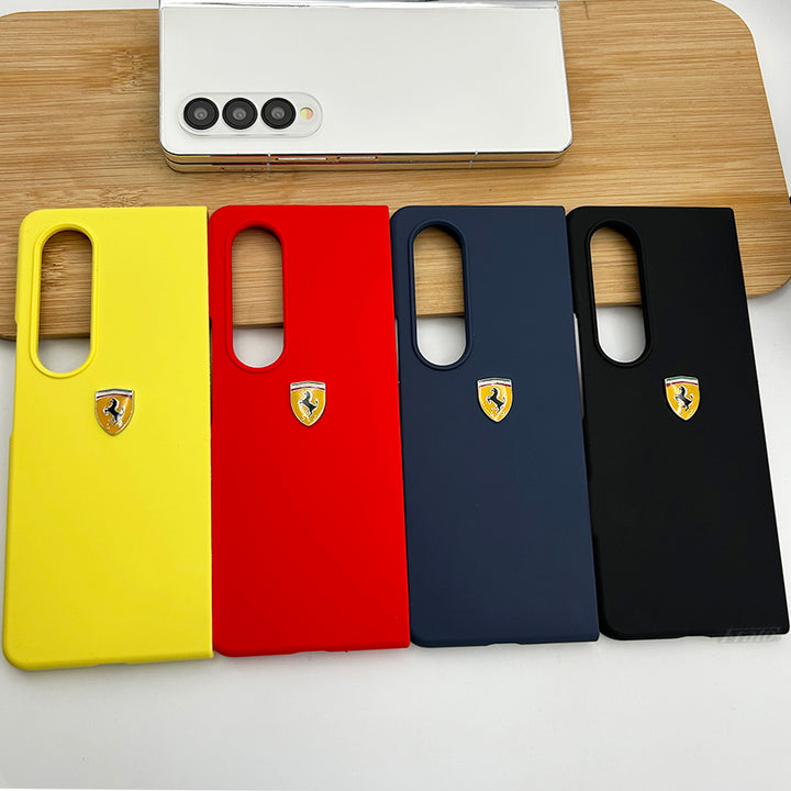 Samsung Fold 4 Ferrari Sports Car Logo Case Cover