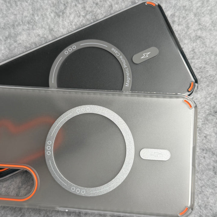 Samsung Galaxy S24 Metallic Shine Armor Double Layer MagSafe Cover