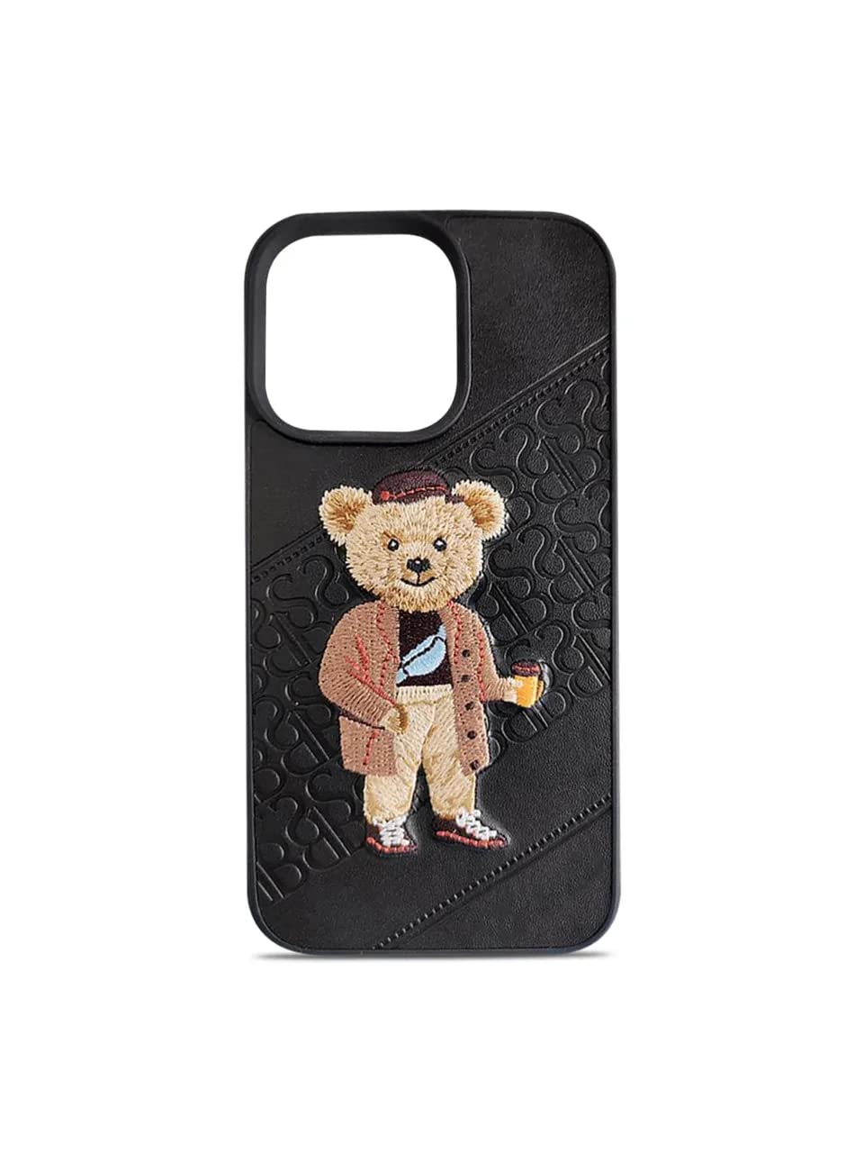 iPhone Luxury Santa Barbara Leather Bear Series Back Cover