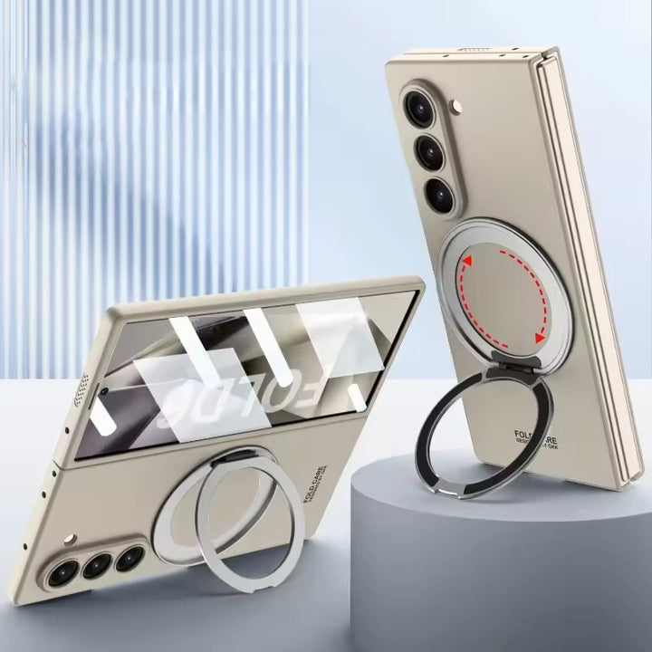 Samsung Galaxy Z Fold 6 Rotating Bracket Magnetic Ring MagSafe Case