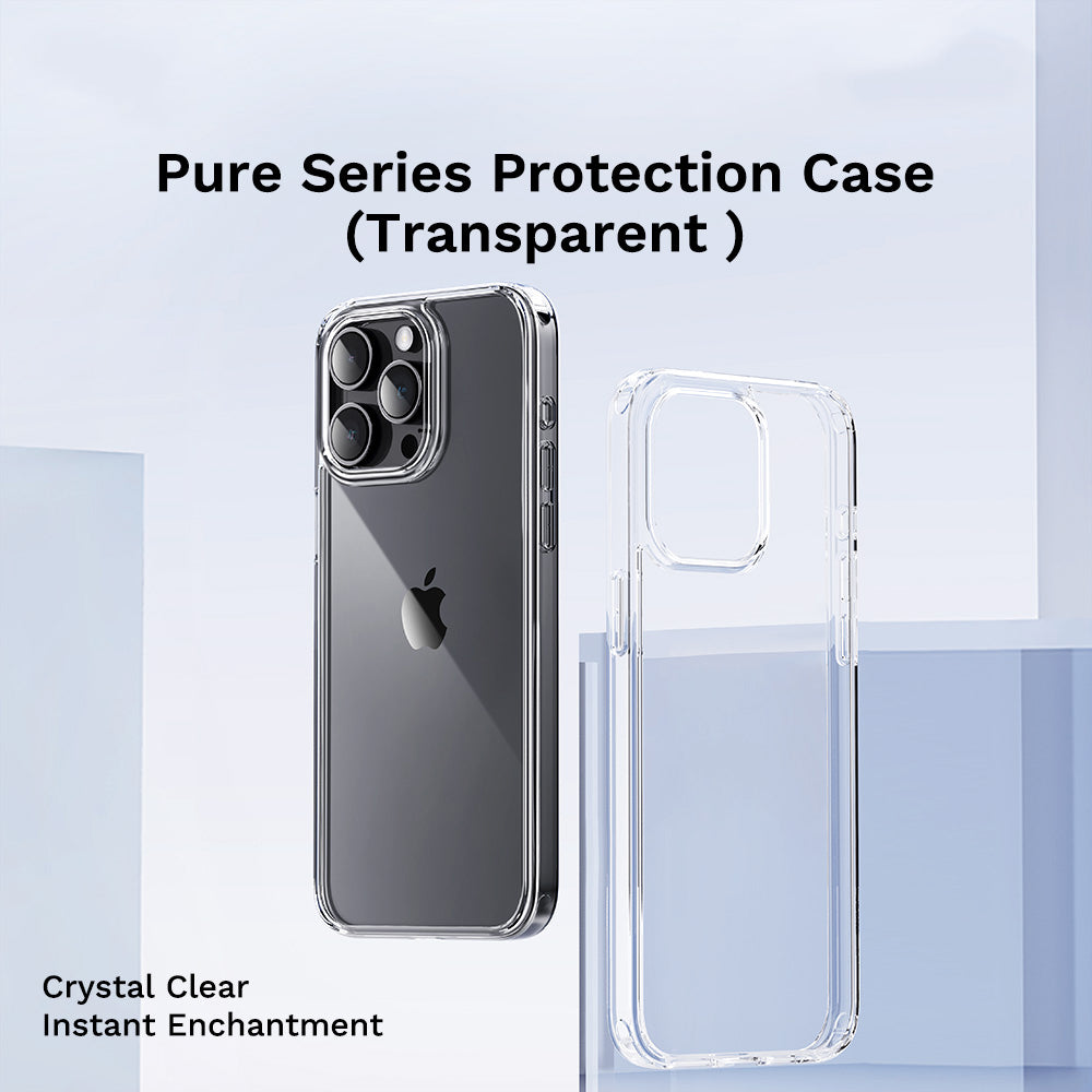 iPhone Crystal Clear Transparent Soft Silicone Case Cover