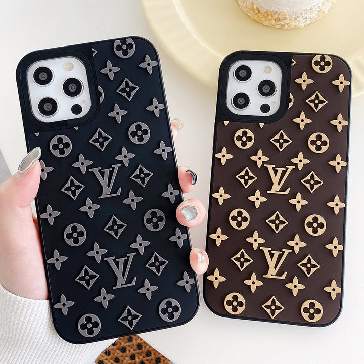 3D luxury Brand Silicon Case For iPhone