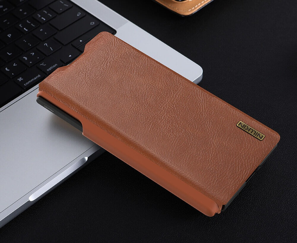 Samsung Galaxy Z Fold7 (Fold 7 5G) Nillkin Qin Pro Leather case for S-PEN version